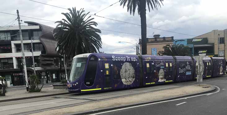 Yarra Trams Citadis 5106 Cadbury